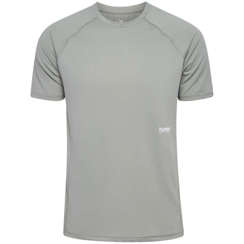 Pánské Tričko Hummel Pulse Workout S/S Šedé | 369260-401