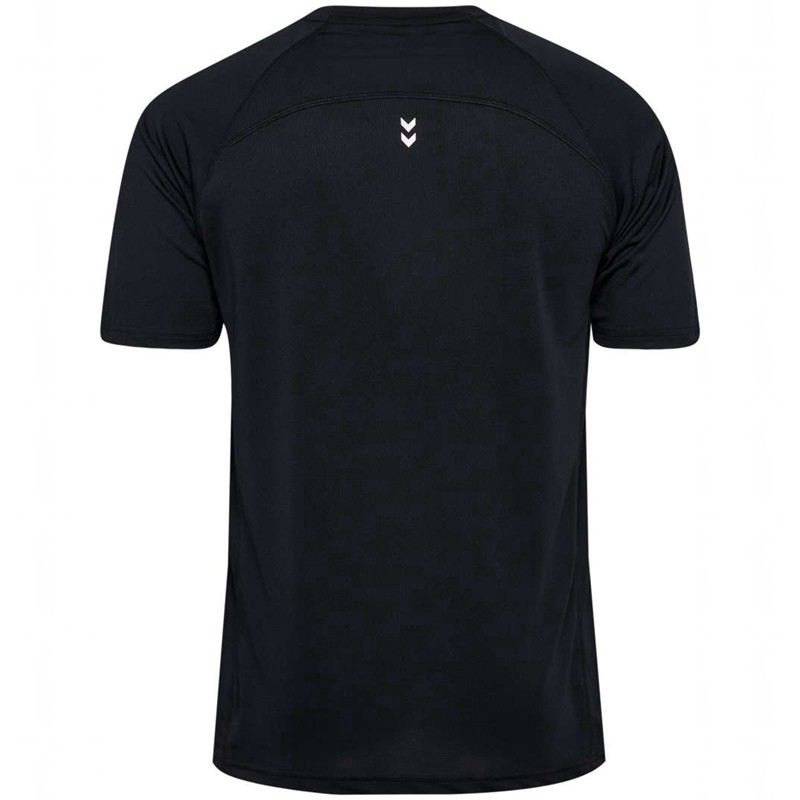 Pánské Tričko Hummel Pulse Workout S/S Černé | 645425-760