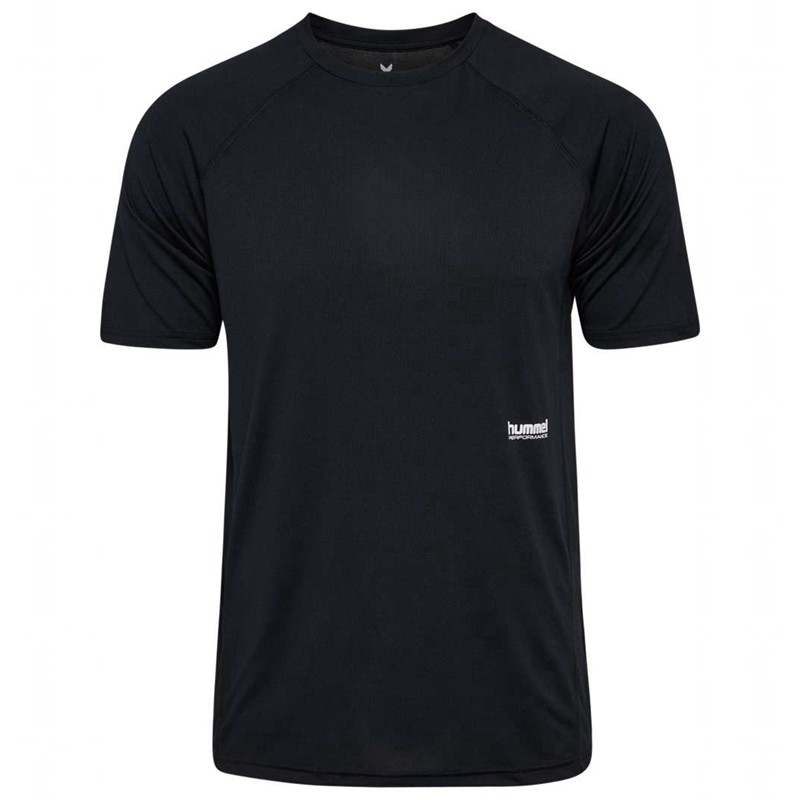 Pánské Tričko Hummel Pulse Workout S/S Černé | 645425-760