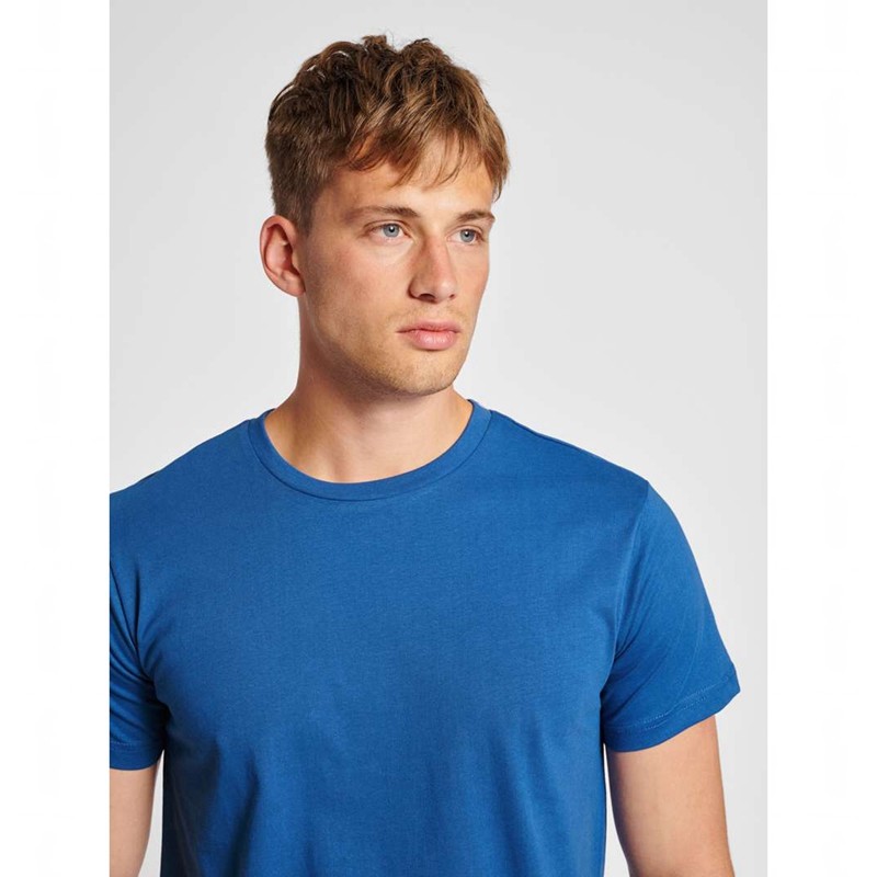 Pánské Tričko Hummel Red Basic S/S Blankyt | 388910-847