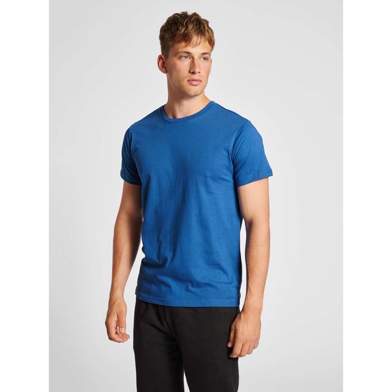 Pánské Tričko Hummel Red Basic S/S Blankyt | 388910-847
