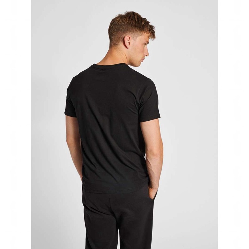 Pánské Tričko Hummel Red Basic S/S Černé | 770044-075