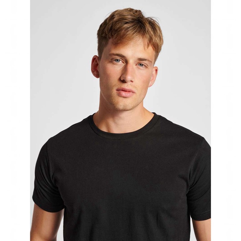 Pánské Tričko Hummel Red Basic S/S Černé | 770044-075