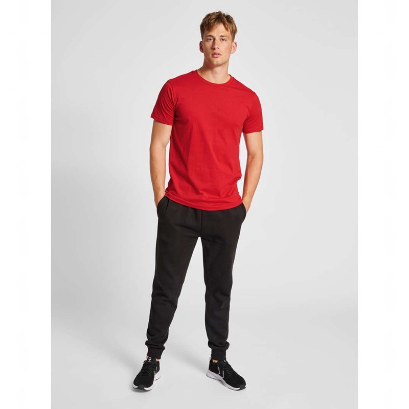 Pánské Tričko Hummel Red Basic S/S Červené | 720649-231