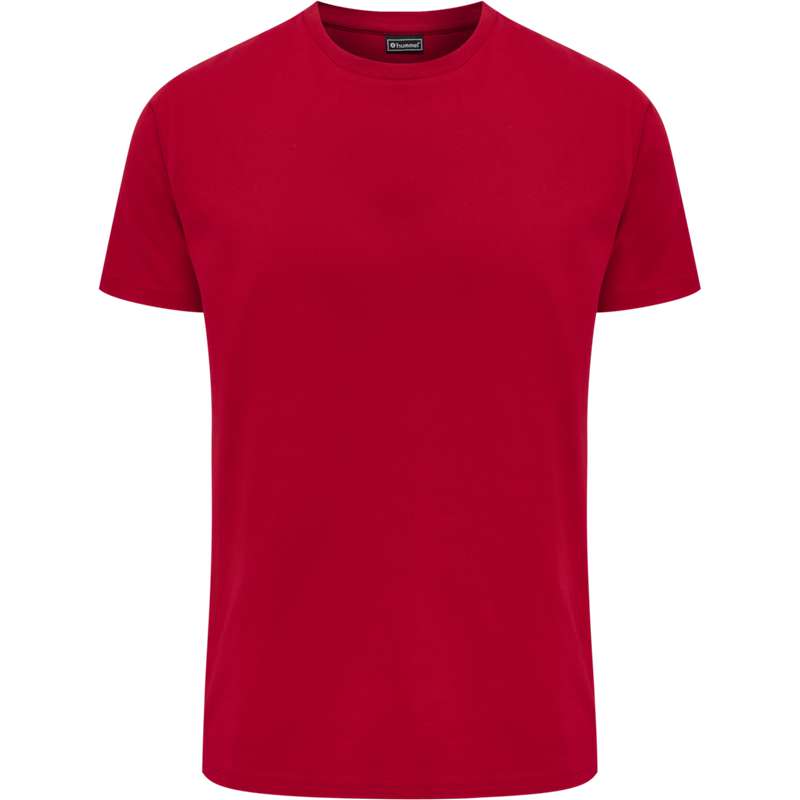 Pánské Tričko Hummel Red Basic S/S Červené | 720649-231