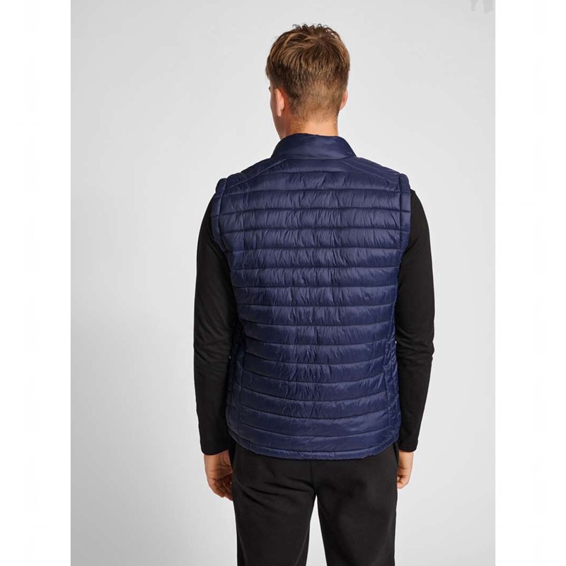 Pánské Tričko Hummel Red Quilted Tmavě Blankyt | 979729-476