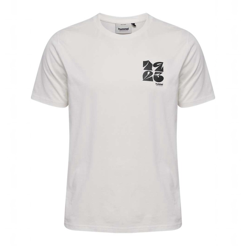 Pánské Tričko Hummel Regular Graphic S/S Bílé | 133555-118