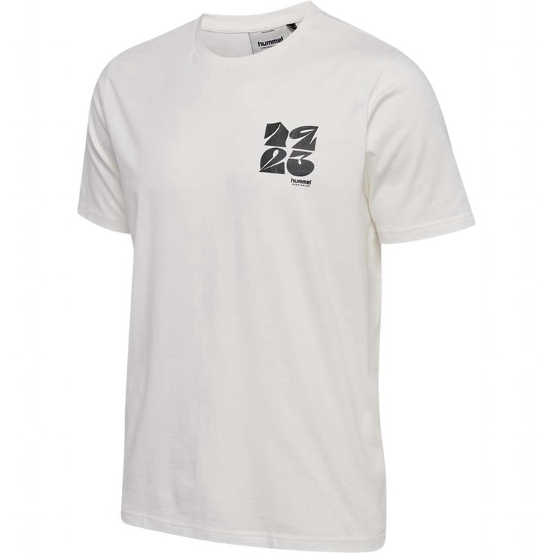 Pánské Tričko Hummel Regular Graphic S/S Bílé | 133555-118