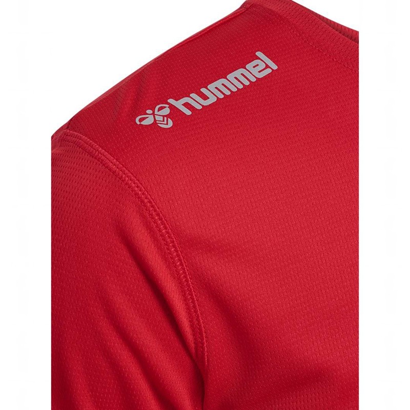 Pánské Tričko Hummel Run S/S Červené | 904981-999