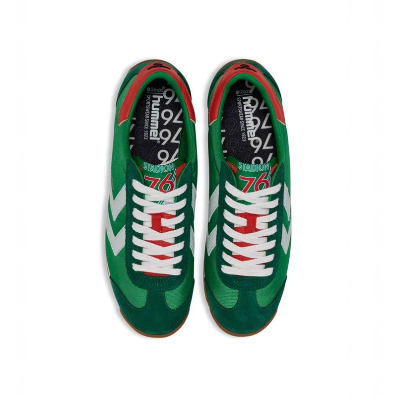 Pánské Tričko Hummel Stadion Nylon Zelene | 088949-865