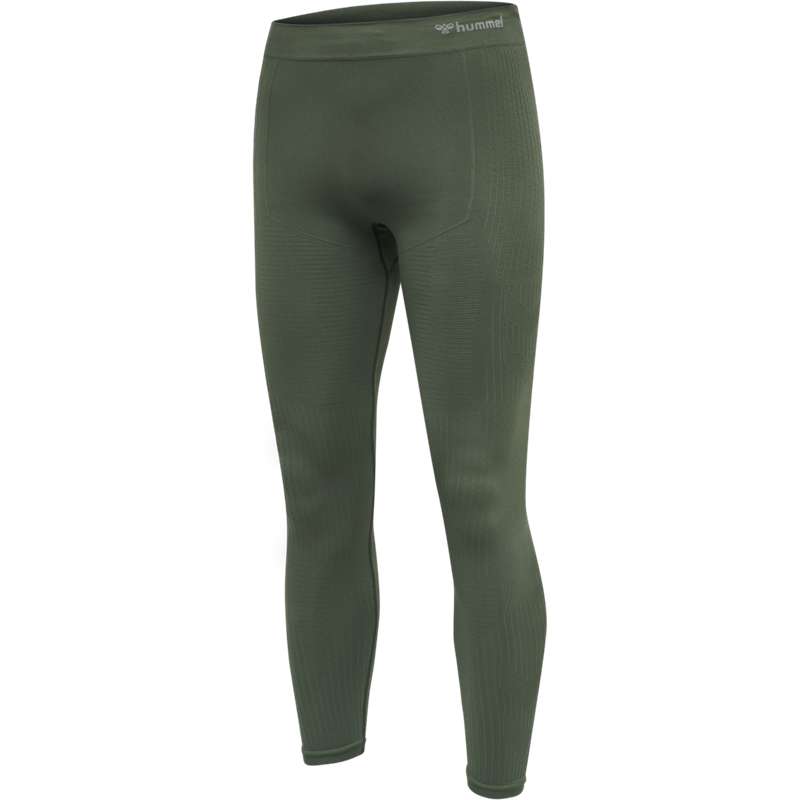 Pánské Tričko Hummel Stroke Seamless Zelene | 174643-617