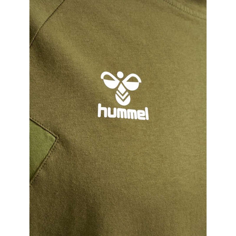 Pánské Tričko Hummel Travel S/S Olivy Zelené | 546825-675