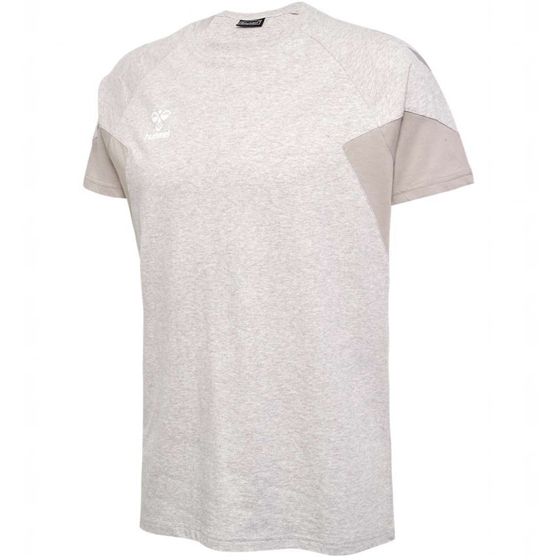 Pánské Tričko Hummel Travel S/S Šedé | 138632-191