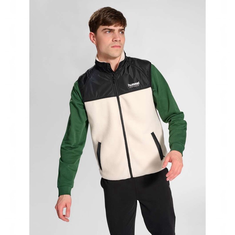 Pánské Vesta Hummel Lgc Theo Fleece Bílé | 129364-392