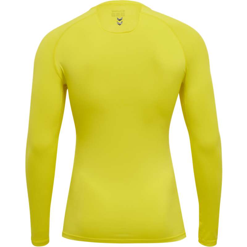 Pánské Základní Vrstva Hummel First Performance Jersey L/S Žluté | 367103-861