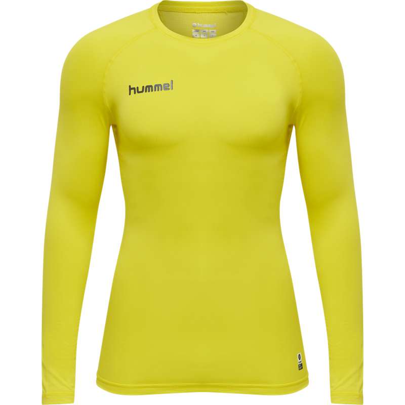 Pánské Základní Vrstva Hummel First Performance Jersey L/S Žluté | 367103-861