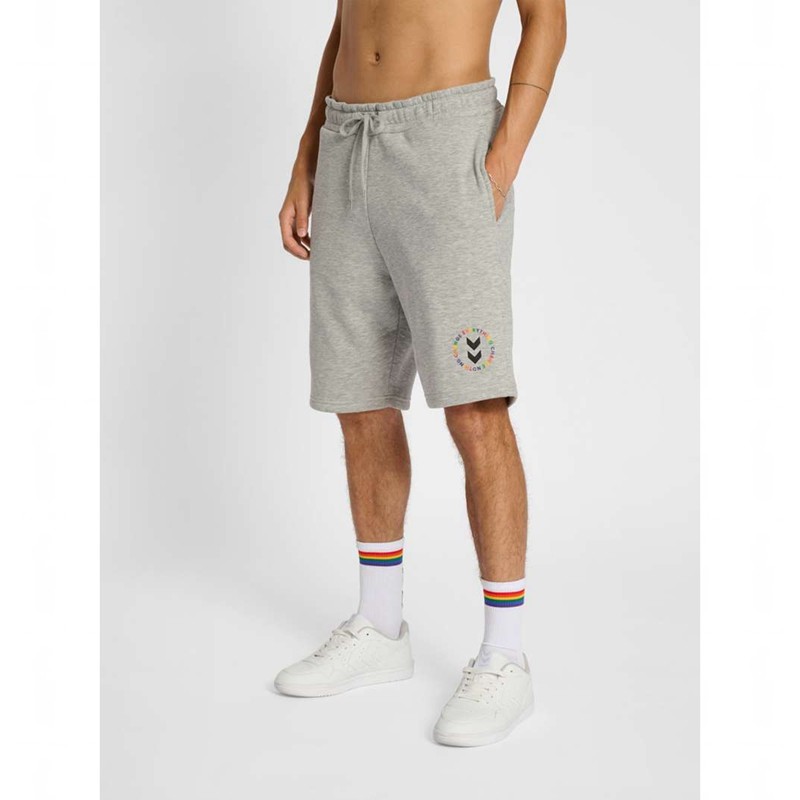 Pánské Šortky Sweat Hummel Everything Nothing Šedé | 608351-015