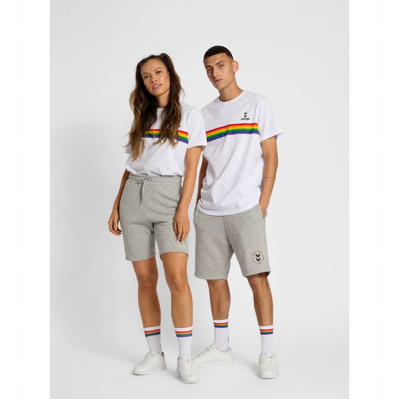 Pánské Šortky Sweat Hummel Everything Nothing Šedé | 608351-015